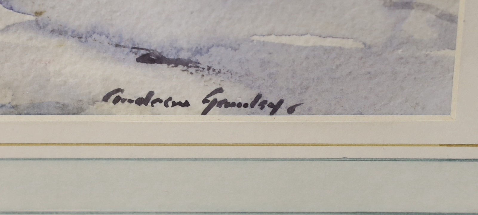 Andrew Archer Gamley, R.S.W. (1869-1949), watercolour, 'West Shore, Gullane', signed, 27 x 39cm